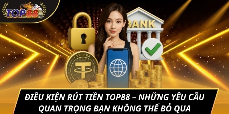 Điều kiện rút tiền TOP88 – Những yêu cầu quan trọng bạn không thể bỏ qua